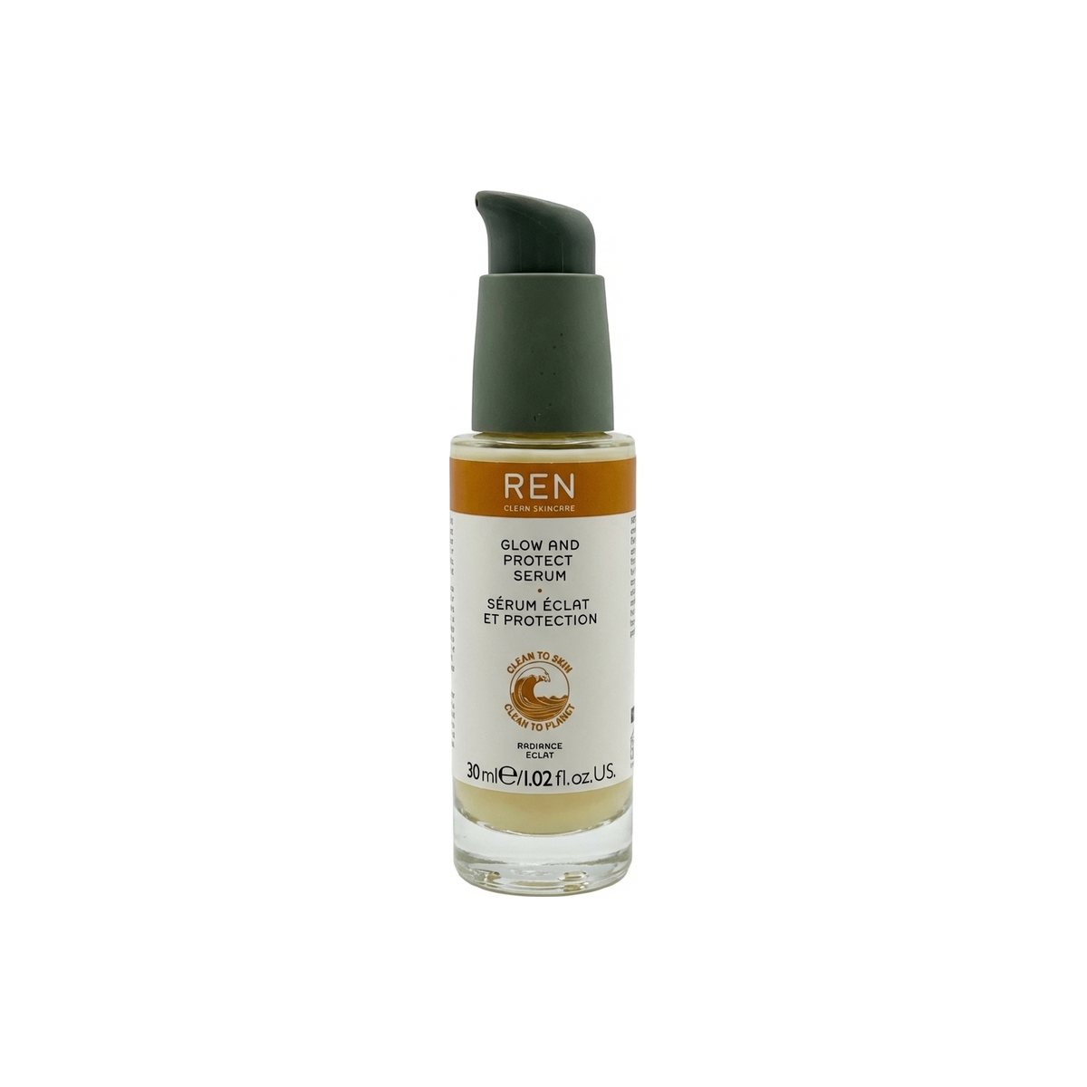 Ren Clean Skincare Radiance Glow And Protect Serum