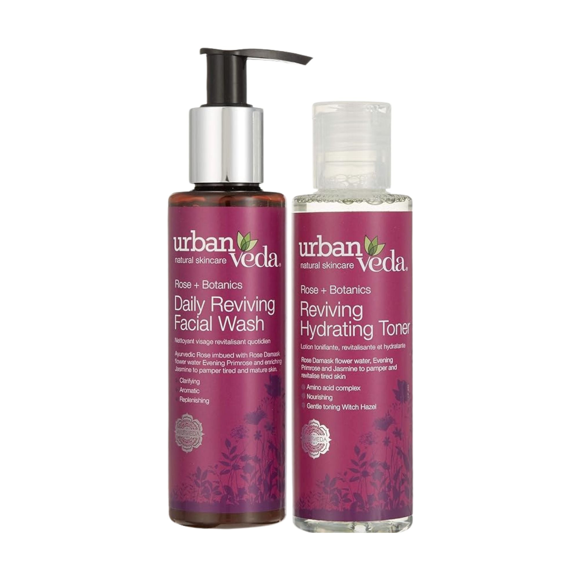 Urban Veda Reviving Facial Clensing Duo Skincare Set